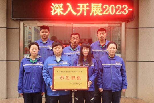 示范班组：王迪班